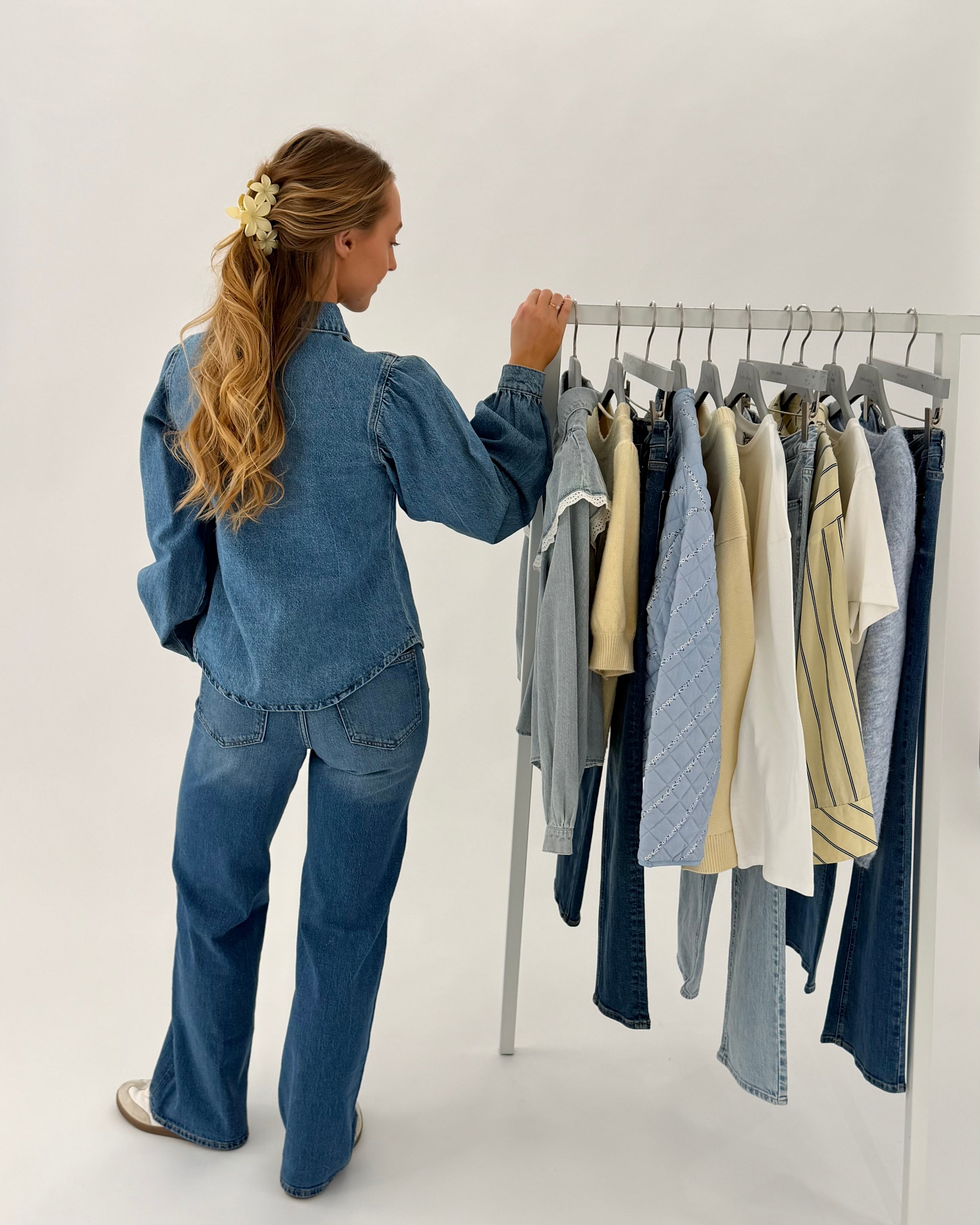 VMTESSA Wide Jeans - Medium Blue Denim